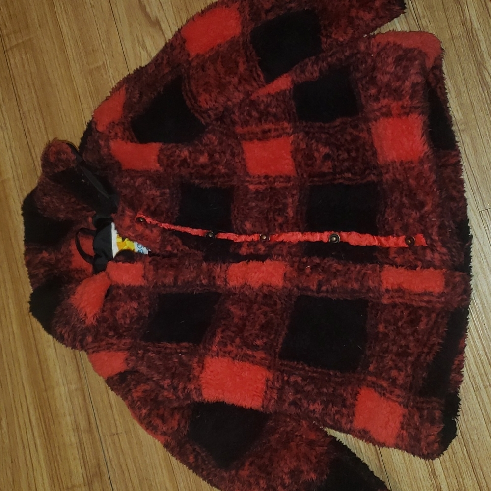 2T girls furry coat